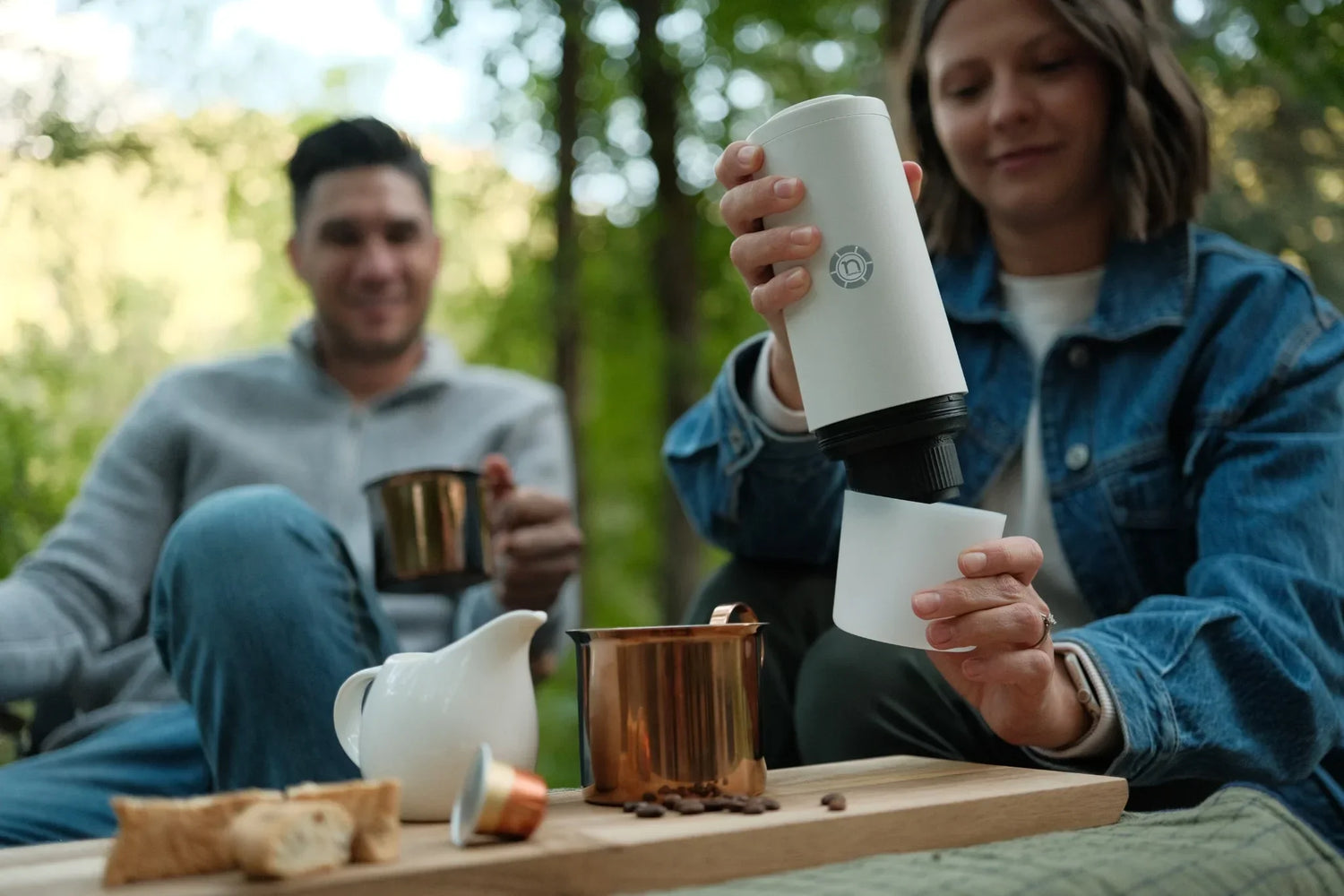 nomious travel espresso maker outdoor coffee