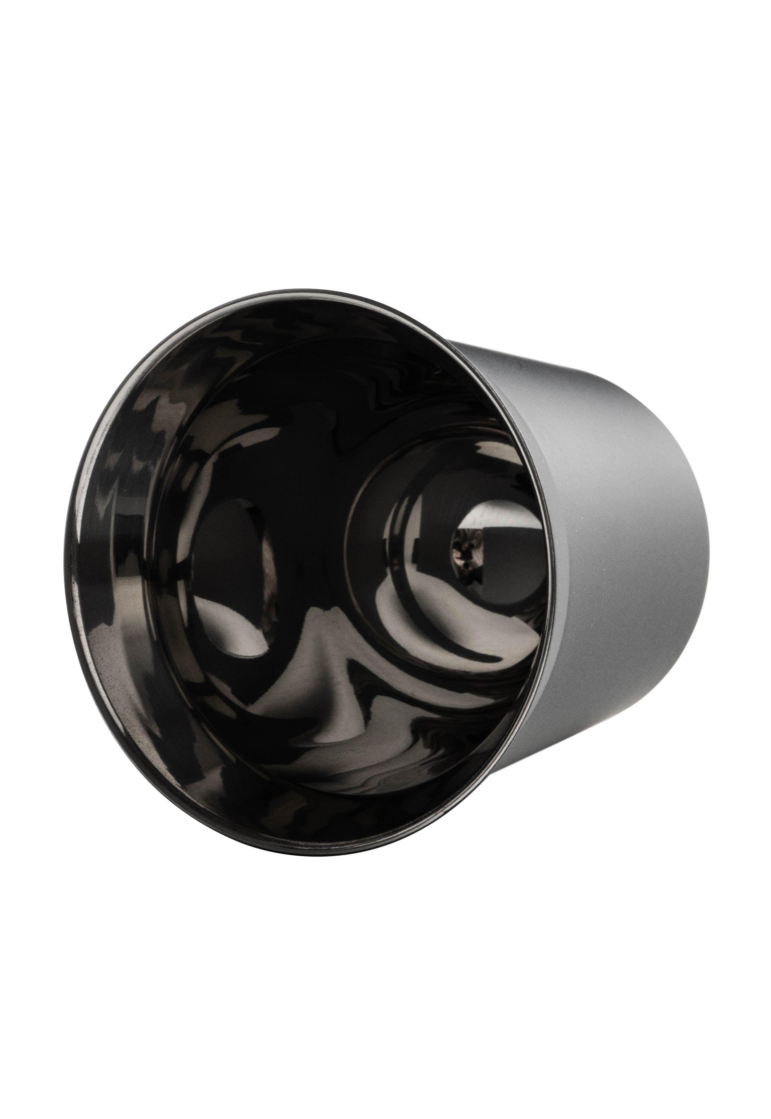 80ml doble walled stainless steel espresso cup inverted