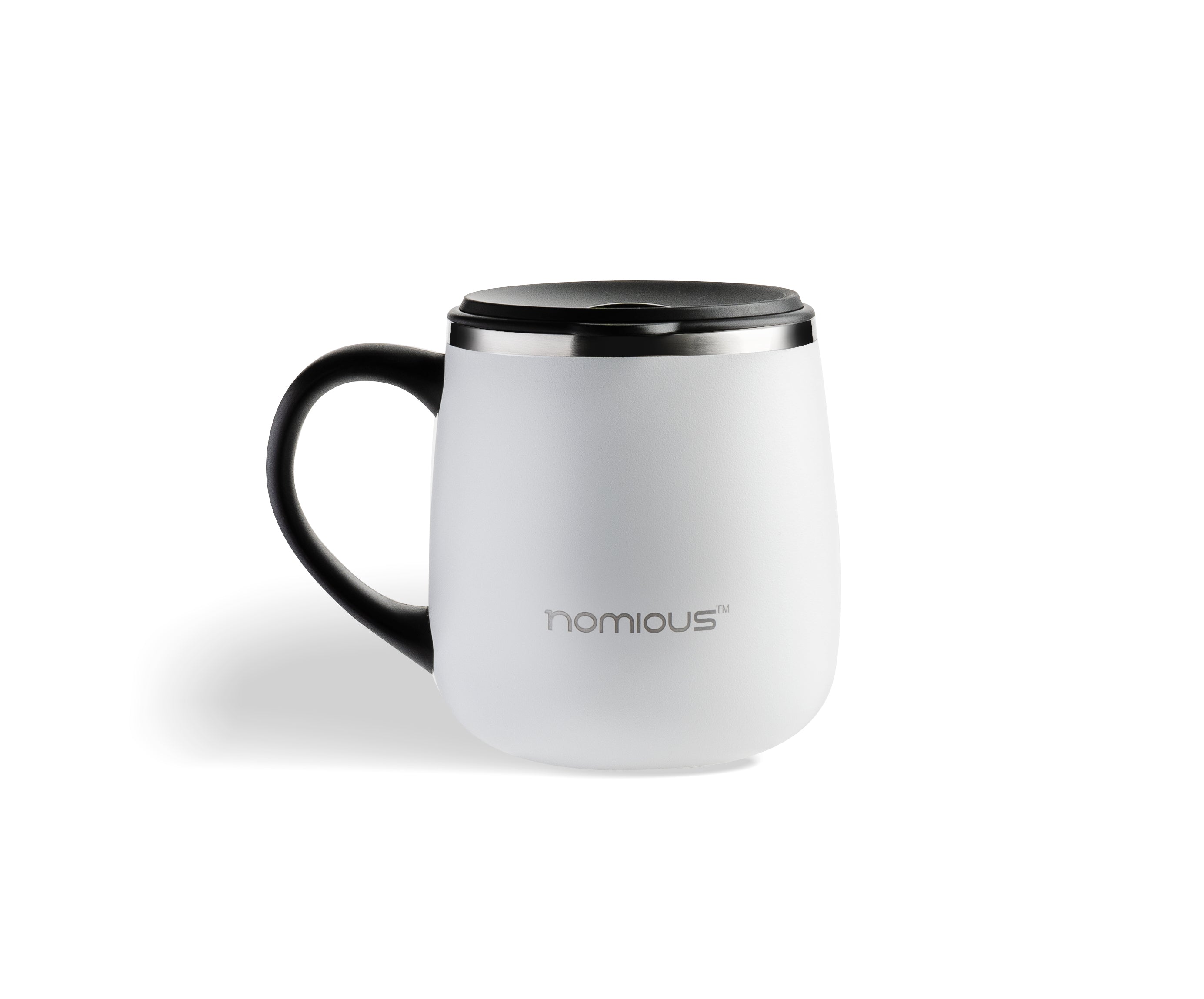 nomious 320ml double walled coffee mug with handle